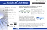 EtherDrive EtherDrive SRX2800 Datasheet SRX2800 - The Blueprint … · 2018. 2. 24. · EtherDrive SRX2800 Datasheet SRX2800 Specifications Form Factor 3U rack mount chassis Number