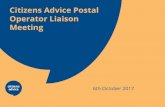 Citizens Advice Postal Operator Liaison Meeting service partners... · Location based surcharging in Scotland. The Issue. The Issue. The Issue Half an hour drive from ... industry