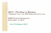 DRIE Toronto Symposium December 12, 2017...the runway,” called into air traffic control, to confirm the landing. "Air Canada 759 confirmed cleared to land runway 28 right," the tower