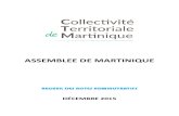 New ASSEMBLEE DE MARTINIQUE · 2019. 4. 9. · ARTICLE UNIQUE Monsieur Claude LISE est élu Président de l'Assemblée de Martinique. Ainsi adopté à la majorité absolue des deux