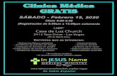 Feb 15 Flyer - EngSpan - In Jesus Name Medical Ministry · 2020. 1. 21. · Title: Feb 15 Flyer - EngSpan Created Date: 1/20/2020 9:55:54 AM