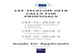 CEF TELECOM 2018 CALLS FOR PROPOSALS ... CEF TELECOM 2018 CALLS FOR PROPOSALS CEF-TC-2018-2 Automated