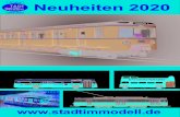 15 Jahre Neuheiten 2020 - Stadt im Modell€¦ · - Motor mit Schwungmasse im Mittelwagen unterhalb der Fensterlinie - Gleichstrommodelle mit MTC21 Schnittstelle - Soundmodelle mit