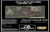 Shoal CReek Rd - Alabama Land Agentalabamalandagent.com/.../07/...Shoal-Creek-Tracts.pdf · Shoal CReek Rd Ashville, AL-GPS 33.81071, -86.13259 Shoal Creek Frontage and Pasture -