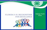 florida 4-H: recognition for excellenceflorida4h.org/wp-content/uploads/2018/05/CloverAward...3.4 Standards Certificates Module 4: Competition 4.0 Competition Overview 4.1 Frequently