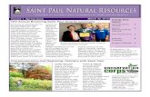 Volume 1, Spring Issue March 30, 2015 10th Annual Blooming ... · sota Historical Society, [014271-23A] Pollinator Protection Saint Paul Natural Resources (SPNR) is acutely concerned