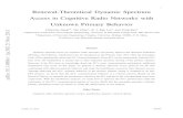 1 Renewal-Theoretical Dynamic Spectrum Access in Cognitive ... · arXiv:1111.4969v1 [cs.NI] 21 Nov 2011 1 Renewal-Theoretical Dynamic Spectrum Access in Cognitive Radio Networks with