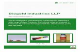 Biogold Industries LLPAbout Us We, “Biogold Industries LLP” are an ISO 9001:2008, ISO 22000:2005 and OHSAS 18001:2007 certified organization, established in the year 2013, engaged