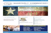 QUARTERLY COMMENTARY...HEADING 8 August 2019 Heading 3 1 QUARTERLY COMMENTARY BCPAS NEWLETTER CHECK IT OUT! Blog posts • Recommended Podcast: Counseling: Putting it All Together