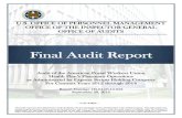 Final Audit Report - OPM.gov · Final Audit Report Audit of the American Postal Workers Union Health Plan’s Pharmacy Operations as Administered by Express Scripts Holding Company