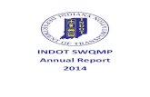 INDOT SWQMP Annual Report 2014 - IN.gov | The Official ... · INDOT SWQMP Annual Report - 2014 Characterization and Prioritization of Receiving Waters 0A-Identify Receiving Waters