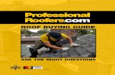 PROFESSIONALROOFERS.COM - 1oldsite.professionalroofers.com/ProfessionalRoofers-Booklet-2018.pdf · Ask family members, friends, or neighbours who’ve had their roofs done. They can