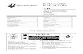 INSTALLATION INSTRUCTIONS · 2020. 9. 17. · Installation in repair garages must be in accordance with the current edition of ANSI/NFPA No. 88B, Standard for Repair Garages. These