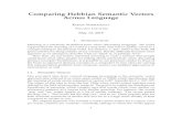 Comparing Hebbian Semantic Vectors Across Languagekiranvodrahalli.github.io/research/reports/neu330paper.pdf · word-context matrices to topic modeling, word sense disambiguation,