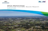 M12 Motorway - Preferred Corridor Route Report€¦ · In February and March 2016, Roads and Maritime ... detailed M12 Motorway Preferred Corridor Route Report. M12 Motorway Preferred