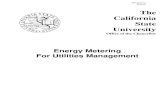 Energy Metering For Utilities Management...Energy Metering for Utilities Management Rev. 2011-08-30 5 1.0 INTRODUCTION The purpose of this Guide is to assist CSU campuses in how to
