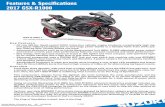 Features & Specifications Sheet for 2017 Suzuki GSX-R1000d14zk5dyn3jy6u.cloudfront.net/assets/features/_2017/sportbike/fbs-… · • The shift linkage can be easily set-up for reverse