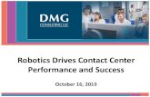 Robotics Drives Contact Center Performance and Success€¦ · Robotic Process Automation (RPA) Attended Automation Unattended Automation Automates single dimension tasks Provides