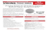 IP Ceiling Speaker or SIP ndpointPaging or MulticastPaging / …marketing.jenne.com/mailblast/VIK-3791/40-IP_Datasheet.pdf · Dividing a networkinto subnetsisuseful forbot h securityand