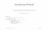 Getting Hiredbooks.stuartherbert.com/getting-hired/1st-ed/Getting-Hired-A4.pdf · You'll fnd this advice in this short e-book, along with additional background information about recruitment