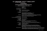 CASTING - Miami City Ballet...Victoria Sans de Acedo Caroline Jacobs Soldiers Nayaraq Alvarez, Franchesca Alvernia, Noelle Basadre, ... Paulina Luis, Michaela Maffei, Ashley Perez,