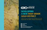 DEVELOPING A NEW HIGH -GRADE GOLD DISTRICT...LOM cash cost plus sustaining cost (AISC) US $714/oz PROJECT ECONOMICS Pre -tax NPV (5%) US $135 mln After -tax NPV (5%) US $99 mln Pre