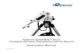 iOptron SmartEQTM Pro+ Portable German Equatorial GOTO ... · iOptron SmartEQTM Pro+ Portable German Equatorial GOTO Mount Instruction Manual Product 3200 ®