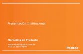 Presentación Institucional - Padtec · PDF file 2018. 9. 21. · 5 Padtec S/A © 2018 Todos los derechos reservados Redes Iluminadas Redes Metro en importantes ciudades latino-americanas