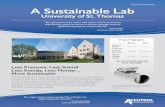 Accutrol, LLC Case Study A Sustainable Lab...St. Thomas Facility Manager Accutrol, LLC Case Study Less Pressure, Less Sound Less Energy, Less Money… More Sustainable The University