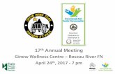 17 Annual Meeting - Crow Wing Trailcrowwingtrail.ca/wp-content/uploads/2014/03/CWTA... · April 24th, 2017 - 7 pm . MINUTES OF LAST AGM Held June 10th, 2015 in St. Adolphe Minutes