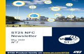 ST25 NFC Newsletter - EMCU · update (P.10) 1 Automotive high performance NFC reader for CCC digital key and car center console ST25R3920 The ST25R3920 is an automotive grade high