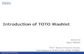 Introduction of TOTO Washlet - bpaa.org.aubpaa.org.au/resources/TOTO Washlet.pdf · TOTO MEXICO, S.A.DE C.V. (Production) UAE TOTO ASIA OCEANIA Dubai Sales Office Indonesia P.T.SURYA