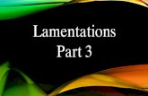 Lamentations Part 3 - bibletruthrestored.orgbibletruthrestored.org/wp-content/uploads/2018/09/Lamentations-Pa… · Lamentations Part 3 . Lam 3:22 It is of the LORD'S mercies that
