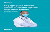 Engaging the Private Sector in Health System Resilience Efforts · 2020. 9. 30. · Engaging the Private Sector in Health System Resilience Eforts: A Strategic Approach. Rockville,