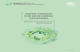 Green Finance for Developing Countries - yourSRI.com...6 Green Finance for Developing Countries We appreciate the contributions made by many private and public institutions from developing