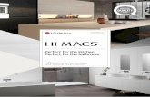 Natural Acrylic StoneTM - HI-MACS · 2020. 1. 7. · 12 | HI-MACS® – The Natural Acrylic Stone™ by LG Hausys – himacs.eu Bathroom | 13 Beautiful to install: three new baths