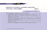 CA-FINAL.in · 11 DEDUCTIONS FROM GROSS TOTAL INCOME LEARNING OUTCOMES . After studying this chapter, you would be able to: appreciate the general provisions contained in “A –