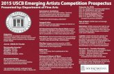 Emerging Artists 2015 Form - University of South Carolina ...€¦ · 2015 USCB Emerging Artists Competition Prospectus 2nd Place 3rd Place (Located at the Center for the Arts)! Presented