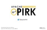 @ApachePirk...Nov 15, 2016  · Pirk Basics Querier Generates Encrypted Query Vectors ... E(A) Answer A = D(E(A)) PIRK is awesome! Querier Responder. Beyond the Querier and Responder