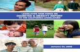 LEGISLATIVE TASK FORCE ON DIABETES & OBESITY REPORT · the obesity and diabetes epidemics. 6 In September 2006, the California State Assembly passed ACR 114, a measure that established