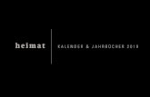 heimat KALENDER & JAHRBÜCHER 2019 · 2 heimat kalender & jahrbÜcher inhalt s. 3 jahrbuch westfalen 2019.westfÄlischer heimatkalender s. 5 vestischer kalender 2019 s. 7 mÜnsterland.