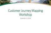 Customer Journey Mapping Workshop - Utility Exchange...Benefits of Journey Mapping • Solutions and outcomes are designed from the customer’s perspective • Use the customer as