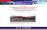 TO LET FORMER FILLING STATION & CONVENIENCE STORE€¦ · Leeds is some 25 miles to the north east, Sheffield 23 miles to the south east and Huddersfield 5.5 miles to north. Description