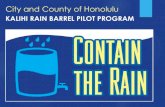 City and County of Honolulu · 2019. 6. 14. · Unclutter (street) Gutters Secure loose trash Pick up trash! Sort out recyclables Refuse disposables Purchase less packaging PLEDGE