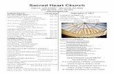 Sacred Heart Church · 9/3/2017  · Sacred Heart Church 9460 N.E. 14TH STREET • BELLEVUE, WA 98004 (425) 454-9536 • Fax-450-3909 PARISH OFFICE 425-454-9536 Rev. Steve Sallis,