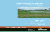 Irrigation in Hawke's Bay: application of the River Values ......Irrigation in Hawke’s Bay: Application of the River Values Assessment System (RiVAS) Simon Harris (Harris Consulting)
