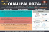 QUALIPALOOZA - Enabling Enterprise Customer Engagement...The CAHPS, HOS & Member Survey Forum offers techniques and operative strategies to bolster member and provider engagement to