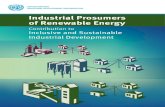 Industrial Prosumers of Renewable Energy€¦ · share this best practice by promoting the concept of “Industrial Prosumers of Renewable Energy” which, as this paper shows, is