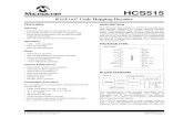 HCS515 KEELOQ Code Hopping Decoder - Futurlec · 2007. 11. 30. · 2002 Microchip Technology Inc. DS40183D-page 1 HCS515 FEATURES Security • Encrypted storage of manufacturer’s