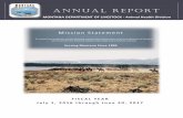 ANNUAL REPORT - Montanaliv.mt.gov/Portals/146/ah/Master Livestock FY17 Annual Report.pdfANNUAL REPORT FIS AL YEAR July 1, 2016 through June 30, 2017 ... School of Veteri-nary Medicine